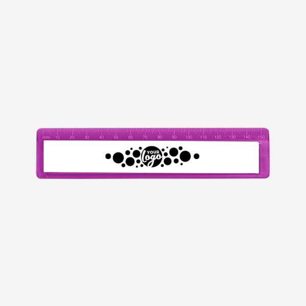 REF 520 RULER WITH RECESS 15CM GRAPE