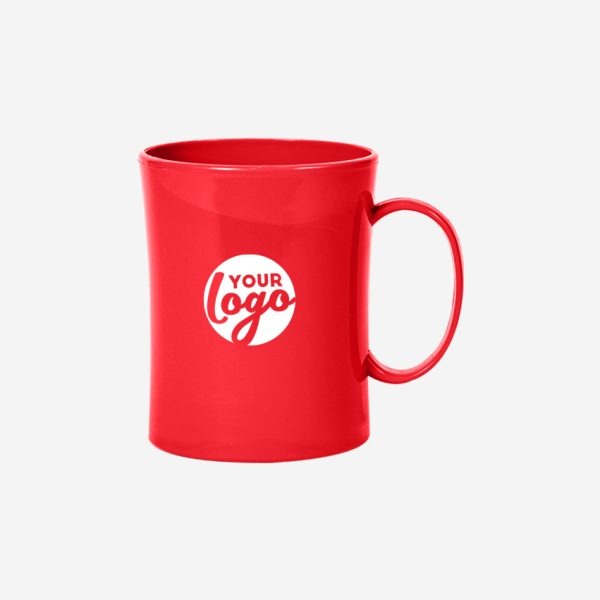 REF 776 LUMO PLASTIC MUG 440ML RED