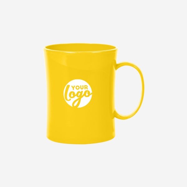 REF 776 LUMO PLASTIC MUG 440ML YELLOW