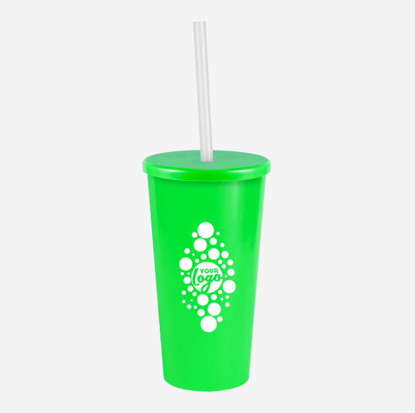 Ref 739 Tucan Tumbler 600ml Silk Screen Neon Green