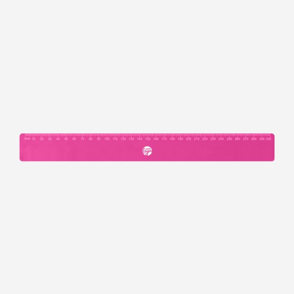 REF 522 BUDGET RULER 30cm x 35mm CALI TOP ONLY MAGENTA 1