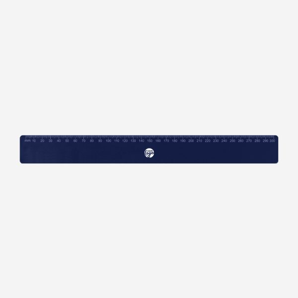 REF 522 BUDGET RULER 30cm x 35mm CALI TOP ONLY NAVY BLUE 1