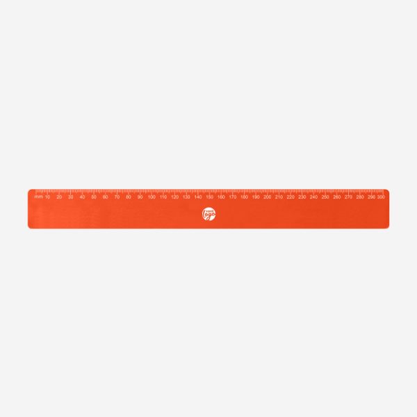 REF 522 BUDGET RULER 30cm x 35mm CALI TOP ONLY ORANGE 1