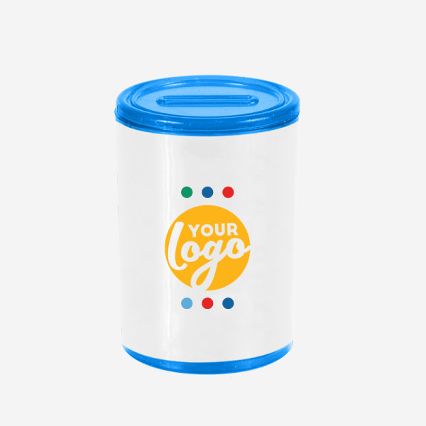 LM WEB PRODUCT REF 727PS – ROUND MONEY BOX STICKER CLEAR TURQUOISE