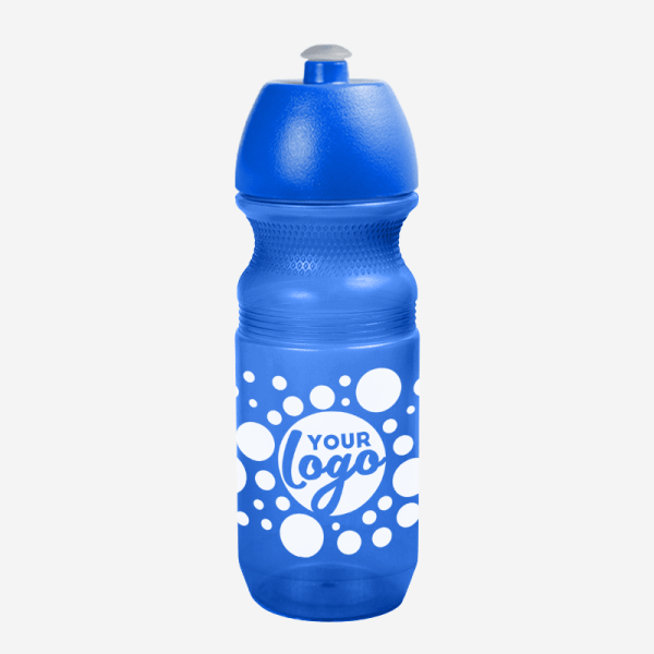 Sportec 9 CYCLIST - 600ml Sports Bottle 21 LM WEB Product SPORTEC 9 600ML SILK SCREEN CLEAR LUMO BLUE
