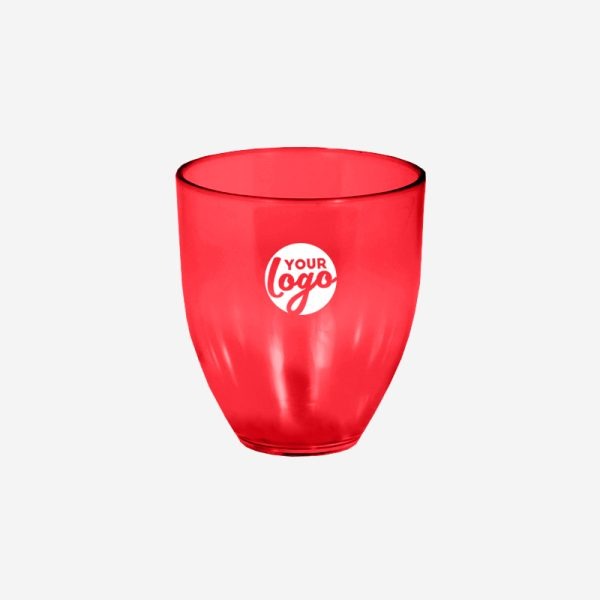 REF 1244 STEMLESS WINE GLASS 300ML RED 2