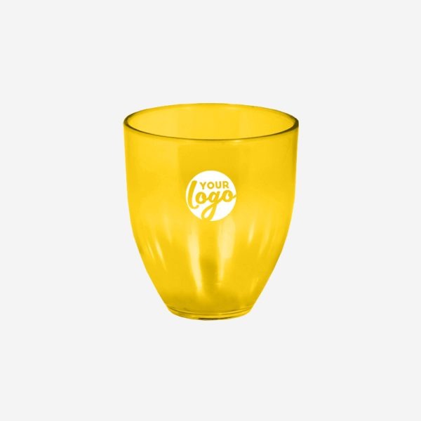 REF 1244 STEMLESS WINE GLASS 300ML YELLOW 2