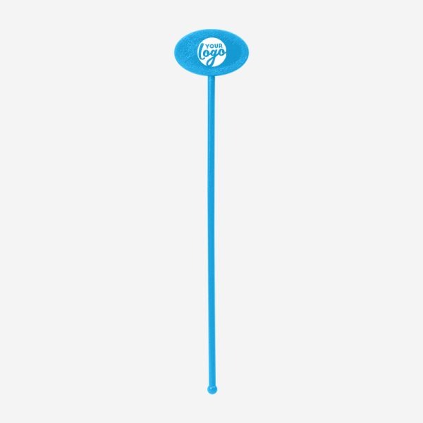 REF 401A STANDARD SWIZZLE STICK OVAL CYAN