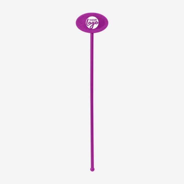 REF 401A STANDARD SWIZZLE STICK OVAL GRAPE