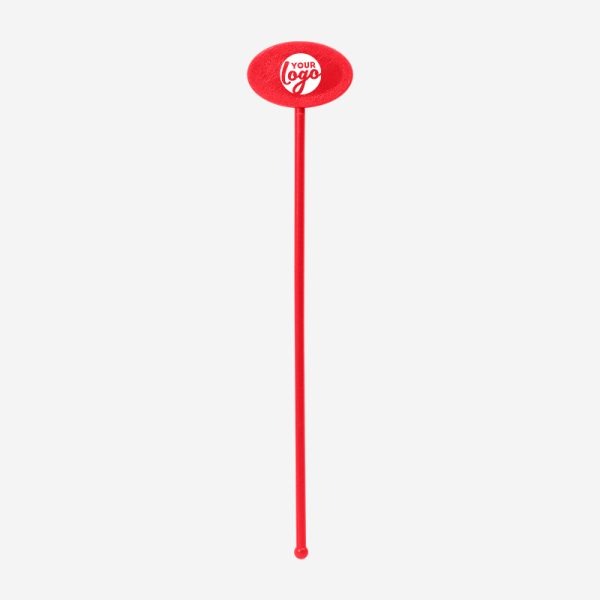 REF 401A STANDARD SWIZZLE STICK OVAL RED