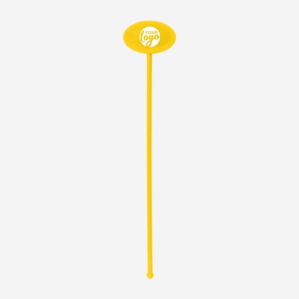 REF 401A STANDARD SWIZZLE STICK OVAL YELLOW