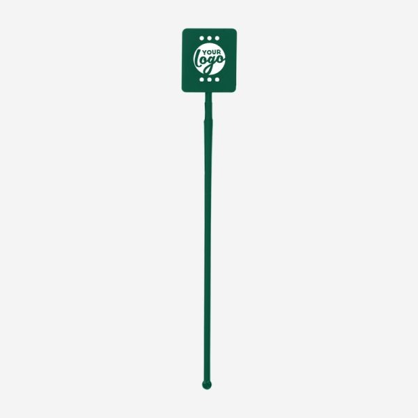 REF 401B STANDARD SWIZZLE STICK RECTANGLE BOTTTLE GREEN