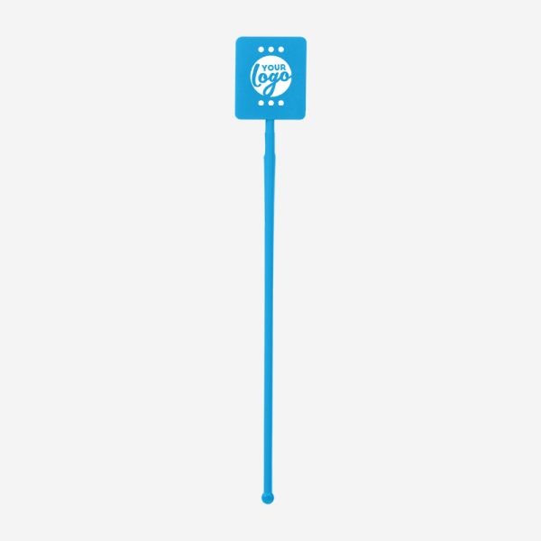 REF 401B STANDARD SWIZZLE STICK RECTANGLE CYAN 1