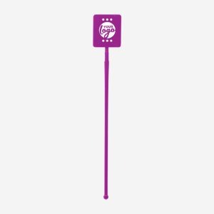 Standard Straight Stem Rectangle Head Swizzle Stick