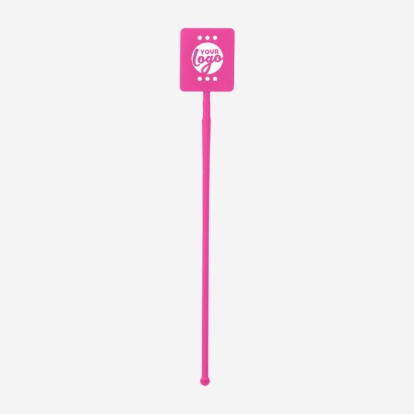 REF 401B STANDARD SWIZZLE STICK RECTANGLE MAGENTA 1