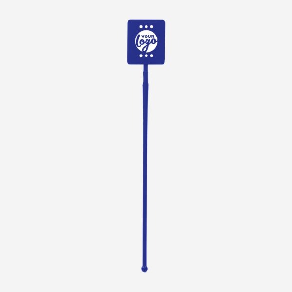 REF 401B STANDARD SWIZZLE STICK RECTANGLE ROYAL BLUE 1
