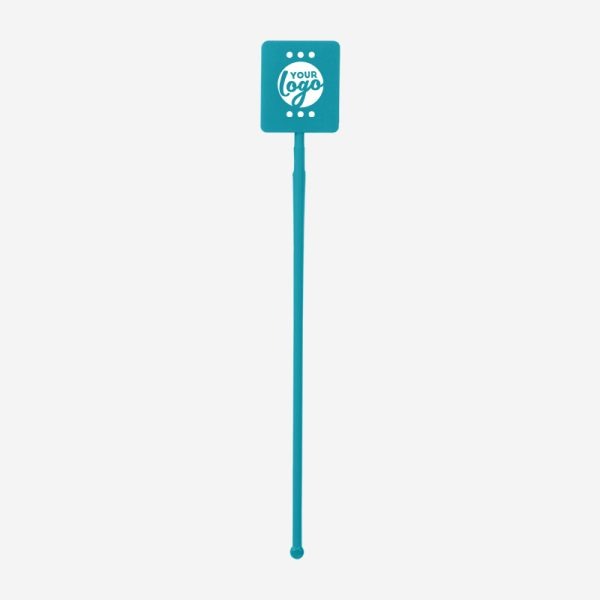 REF 401B STANDARD SWIZZLE STICK RECTANGLE TURQUOISE 1
