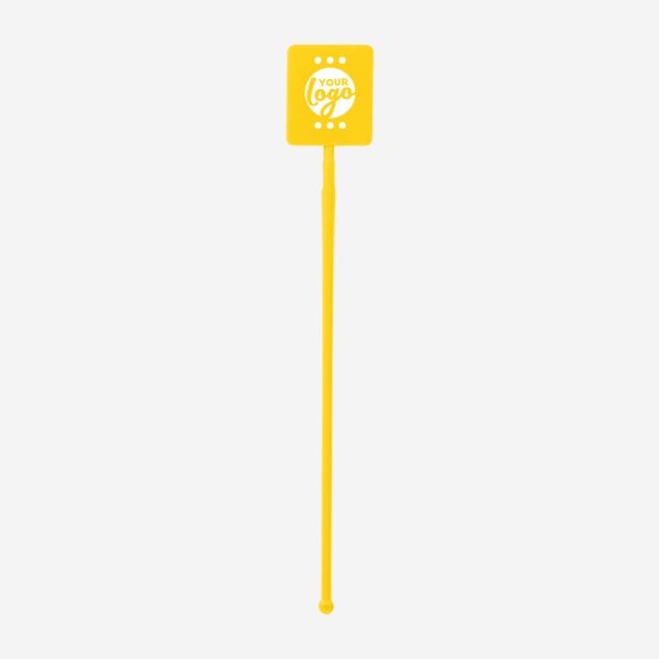 REF 401B STANDARD SWIZZLE STICK RECTANGLE YELLOW 1