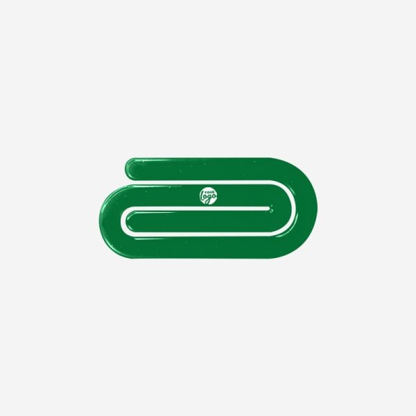 Paper Clip - Snake 11 REF 537 PAPER CLIP SNAKE EMERALD GREEN