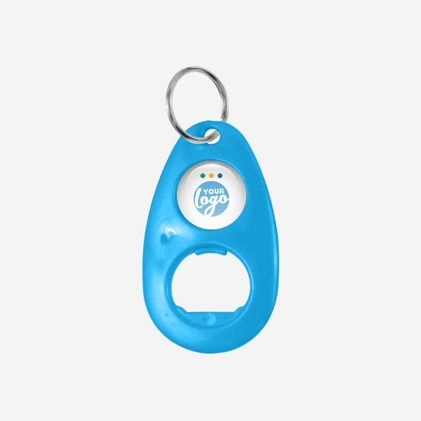 REF BO10 TEARDROP BOTTLE OPENER CYAN