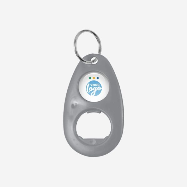 REF BO10 TEARDROP BOTTLE OPENER GRAY
