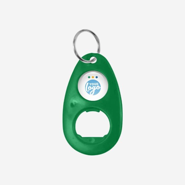 REF BO10 TEARDROP BOTTLE OPENER LIME EMERALD GREEN
