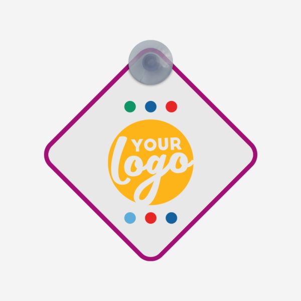 Baby on Board Sign 17 Ref 205 Baby on Board Sign Grape Sticker