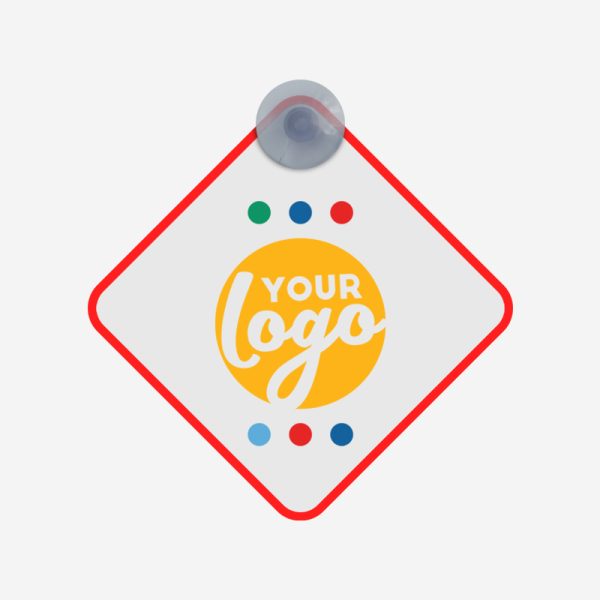 Baby on Board Sign 23 Ref 205 Baby on Board Sign Red Sticker