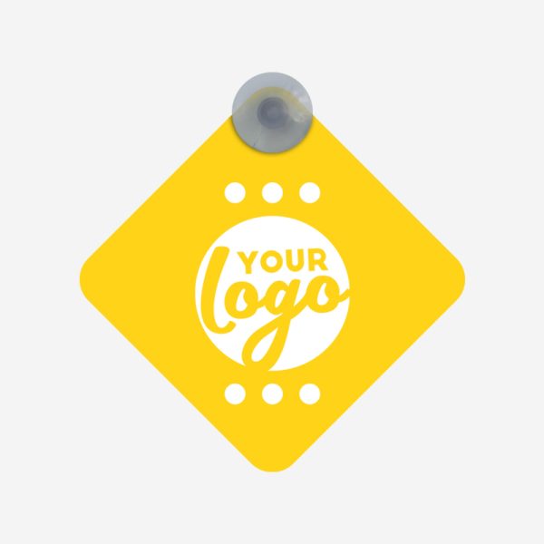 Baby on Board Sign 12 Ref 205 Baby on Board Sign Yellow Screen