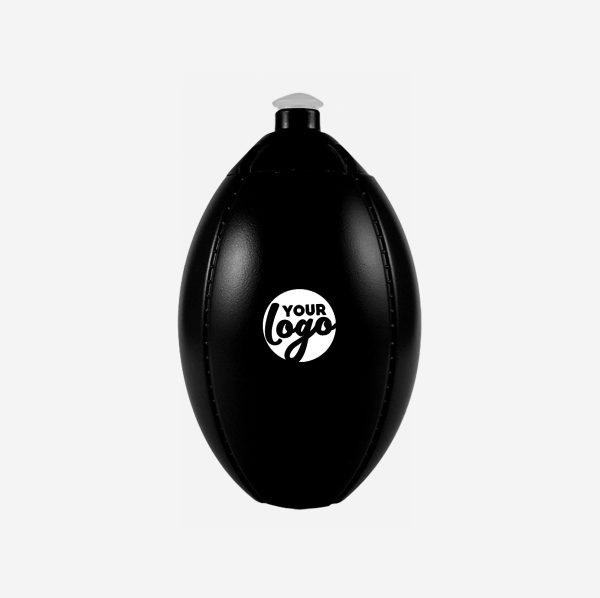 Rugby Ball 500ml Sports Bottle 2 Rugby Sports Bottle Black