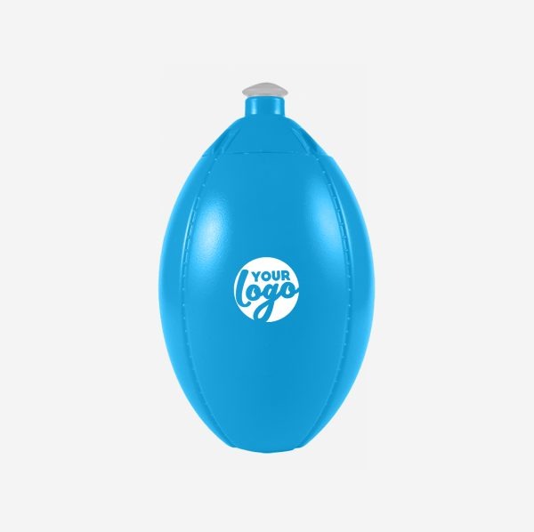 Rugby Ball 500ml Sports Bottle 7 Rugby Sports Bottle Cyan