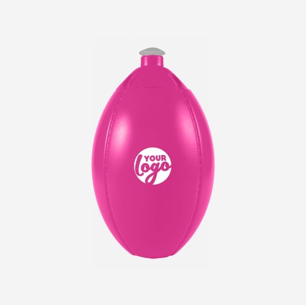 Rugby Ball 500ml Sports Bottle 6 Rugby Sports Bottle Magenta