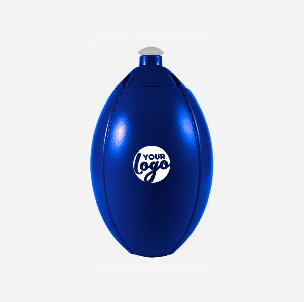 Rugby Ball 500ml Sports Bottle 18 Rugby Sports Bottle Metallic Blue