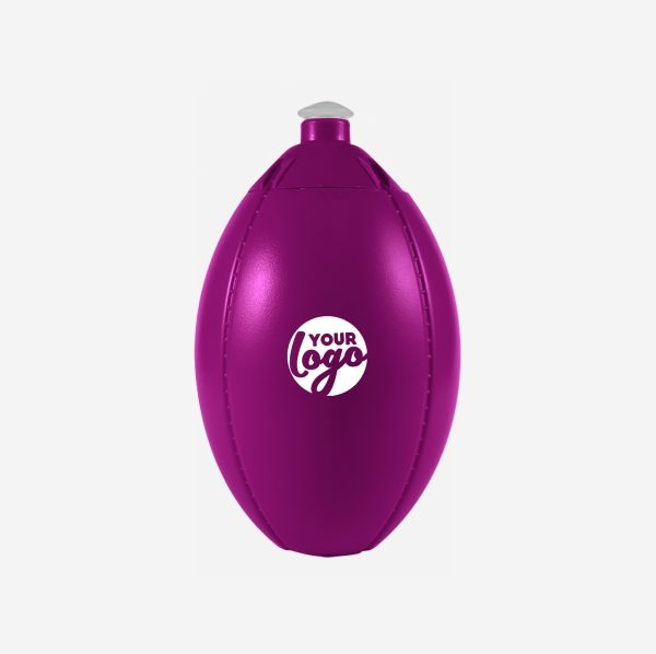 Rugby Ball 500ml Sports Bottle 22 Rugby Sports Bottle Metallic Purple