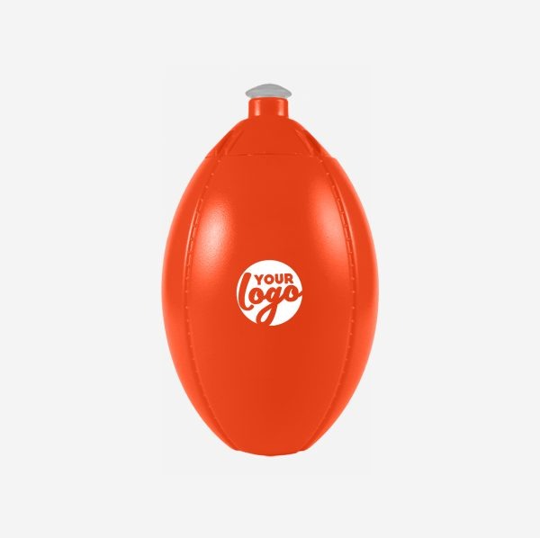 Rugby Ball 500ml Sports Bottle 15 Rugby Sports Bottle Orange