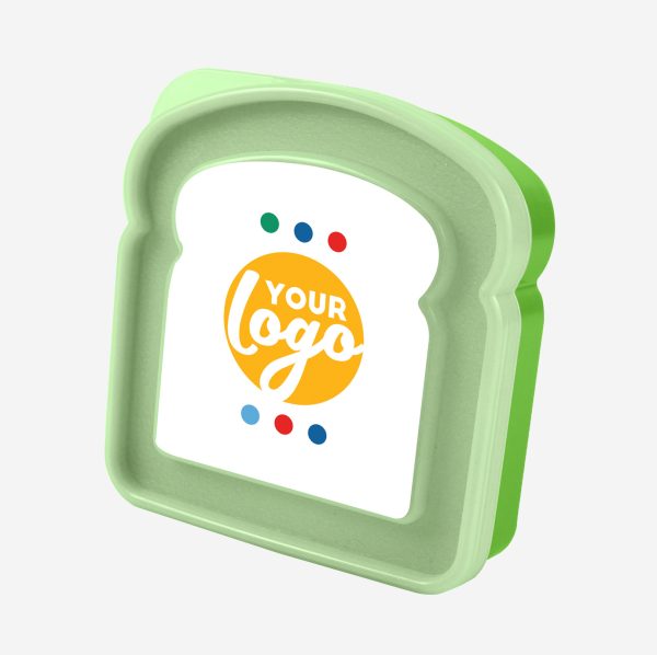SMALL LUNCHBOX STICKER LIME NEON GREEN