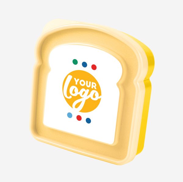 SMALL LUNCHBOX STICKER TURQUOISE YELLOW