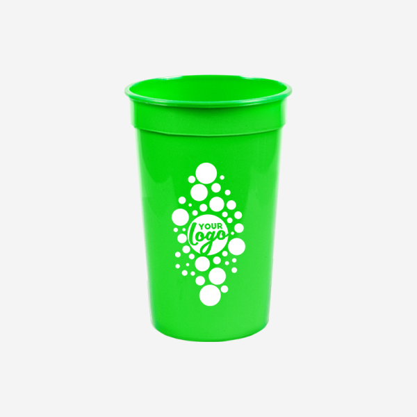 REF 442 PARTY TUMBLER SOLID 500ML NEON GREEN SILKSCREEN