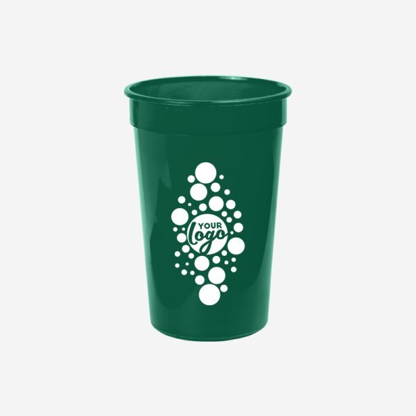 REF 442 PARTY TUMBLER SOLID 500ML SILKSCREEN BOTTLE GREEN