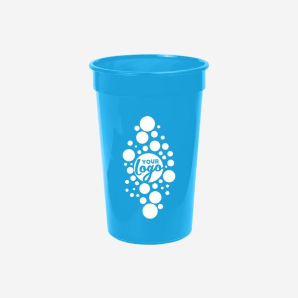 REF 442 PARTY TUMBLER SOLID 500ML SILKSCREEN CYAN