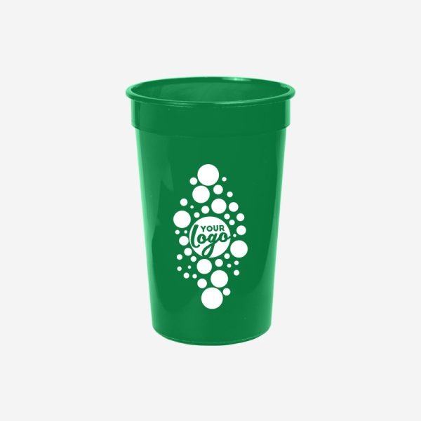 REF 442 PARTY TUMBLER SOLID 500ML SILKSCREEN EMERALD GREEN