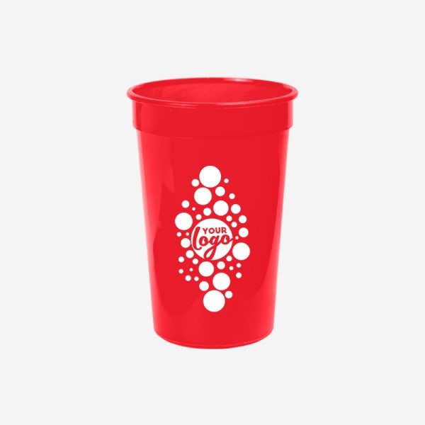 REF 442 PARTY TUMBLER SOLID 500ML SILKSCREEN RED