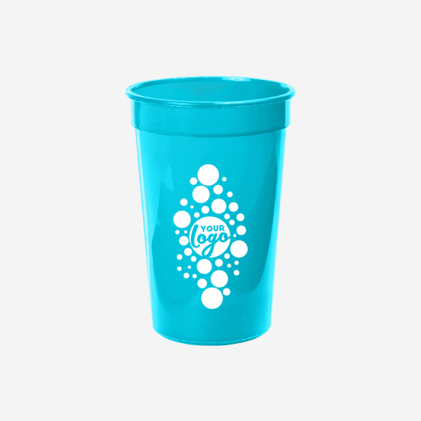 REF 442 PARTY TUMBLER SOLID 500ML TURQUOISE SILKSCREEN