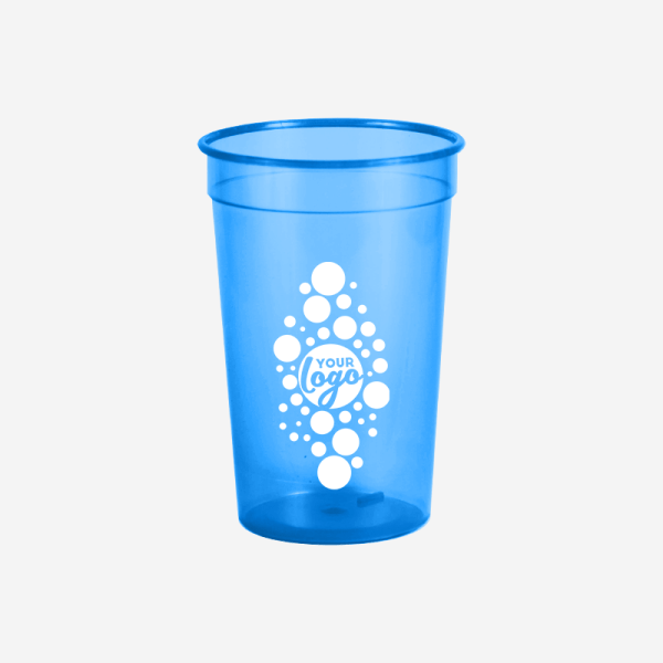 REF 449 PARTY TUMBLER CLEAR 500ML SILKCREEN TURQUOISE