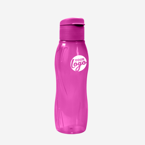 500ML ARCTIC SWIRL WATER BOTTLE PAD PRINT – CLEAR GRAPE