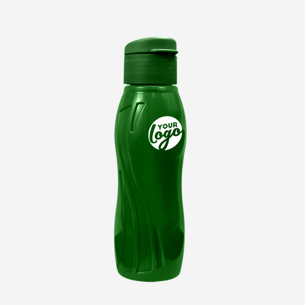 500ML ARCTIC SWIRL WATER BOTTLE PAD PRINT – EMERALD GREEN