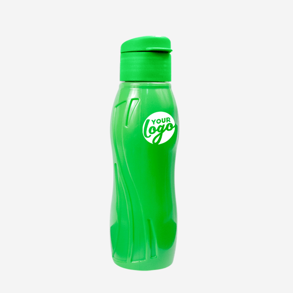 500ML ARCTIC SWIRL WATER BOTTLE PAD PRINT – NEON GREEN