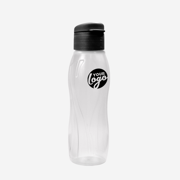 500ML ARCTIC SWIRL WATER BOTTLE PAD PRINT – OPAQUE BLACK