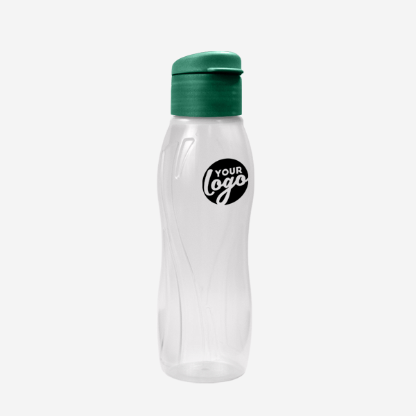 500ML ARCTIC SWIRL WATER BOTTLE PAD PRINT – OPAQUE BOTTLE GREEN