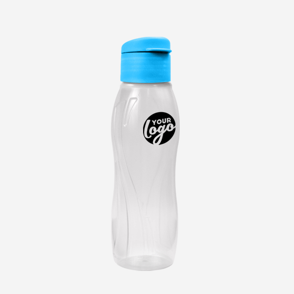 500ML ARCTIC SWIRL WATER BOTTLE PAD PRINT – OPAQUE CYAN BLUE